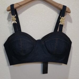Versace denim top
